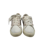 Adidasi dama New Look 37, imitatie de piele, alb maro - imagine 3