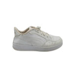 Adidasi dama 40, imitatie de piele, alb