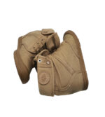 Botine dama Fashion 37, material textil, maro (talpa falsa) - imagine 4