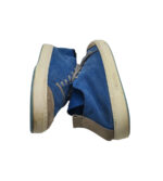 Tenisi barbati Chaaya 46, piele intoarsa, albastru - imagine 4