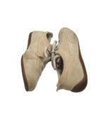 Adidasi barbati Graffiti, 41, piele intoarsa, crem - imagine 4