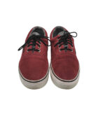 Tenisi barbati Vans 46, piele intoarsa, visiniu - imagine 3