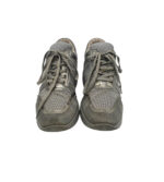 Adidasi dama Uno Due 40, material textil, piele intoarsa, gri - imagine 3