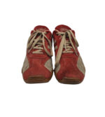 Adidasi barbati Dockers 46, piele intoarsa, rosu bej - imagine 3