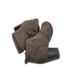 Botine dama Marco Tozzi, 39, material textil, gri - imagine 4