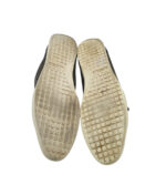 Tenisi barbati Lacoste 44.5, material textil, piele intoarsa, negru gri - imagine 5