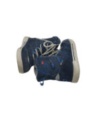 Ghete copii Trollkids 27, piele intoarsa, material textil, bleumarin - imagine 4