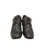 Pantofi barbati Fretz 42, piele, negru - imagine 3