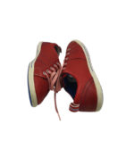 Tenisi dama Land's End 38.5, imitatie de piele, rosu - imagine 4