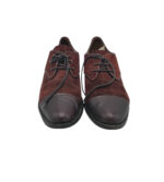 Pantofi dama Lavorazione 38, piele, piele intoarsa, maro - imagine 3