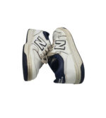 Adidasi dama New Balance 38 piele, imitatie de piele, alb albastru - imagine 4