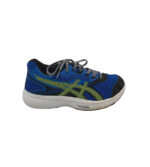 Adidasi dama Asics 39, material textil, albastru negru