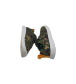 Adidasi copii Clarks, 24, material textil, verde maro - imagine 4