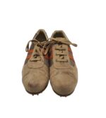 Adidasi barbati Jolyne 40, material textil, maro - imagine 3