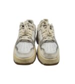 Adidasi barbati Puma 41, piele, alb gri - imagine 3