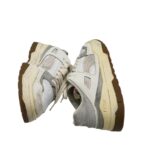 Adidasi barbati Puma 41, piele, alb gri - imagine 4