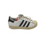 Adidasi barbati Adidas 42, imitație de piele, piele, alb negru