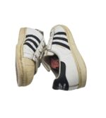 Adidasi barbati Adidas 42, imitație de piele, piele, alb negru - imagine 4