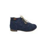 Botine dama Clara Barson 39, material textil, bleumarin