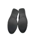 Adidasi dama Fashion 38, imitație de piele, material textil, negru - imagine 5