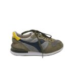 Adidasi barbati Diadora 42.5, material textil, piele intoarsa, gri kaki