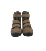 Ghete copii Olang 34, piele intoarsa, maro - imagine 3