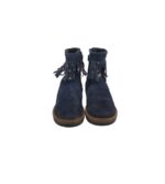 Cizme copii Friboo 24, piele intoarsa, bleumarin - imagine 3