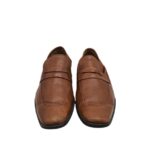 Pantofi barbati Radu 44, piele, maro - imagine 3