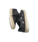 Espadrile dama Red 37, imitație de piele, negru - imagine 4