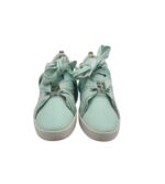 Adidasi dama Puma 38, imitatie de piele, albastru - imagine 3