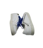 Adidasi dama 38, imitație de piele, alb - imagine 4