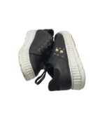 Adidasi dama 38, imitație de piele, negru - imagine 4