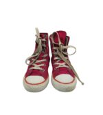 Tenisi copii Converse 32, material textil, rosu - imagine 3