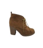 Botine dama Atmosphere 40, material textil, maro