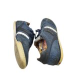 Adidasi barbati Pantofola d'oro, 46, material textil, piele intoarsa , albastru - imagine 4