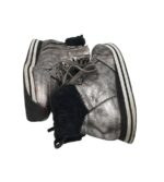 Botine dama Jette 39, imitatie de piele, gri, captusite - imagine 4