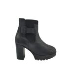 Botine dama On y Go 38 , piele, negru