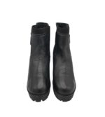 Botine dama On y Go 38 , piele, negru - imagine 3