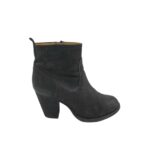 Botine dama Buffalo 38, piele, negru