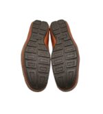 Pantofi barbati 46, piele, alb maro - imagine 5