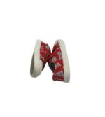 Tenisi copii Clarks 25, material textil, rosu gri - imagine 4