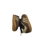 Adidasi copii Adidas 28, piele intoarsa, maro - imagine 4