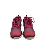 Adidasi dama Skechers 37, material textil, negru roz - imagine 3