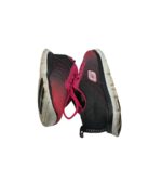 Adidasi dama Skechers 37, material textil, negru roz - imagine 4
