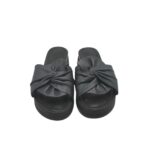 Saboti dama 37, piele, negru - imagine 3