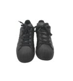 Adidasi dama Adidas Superstar, 38, imitație de piele, negru - imagine 3