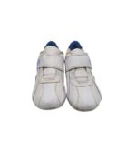 Adidasi dama 39, imitație de piele, alb - imagine 3