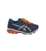 Adidasi barbati Asics, 46, material textil, gri albastru