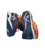 Adidasi barbati Asics, 46, material textil, gri albastru - imagine 4