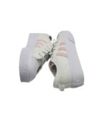 Tenisi copii Adidas Nizza Platform C 35,  material textil, alb - imagine 4